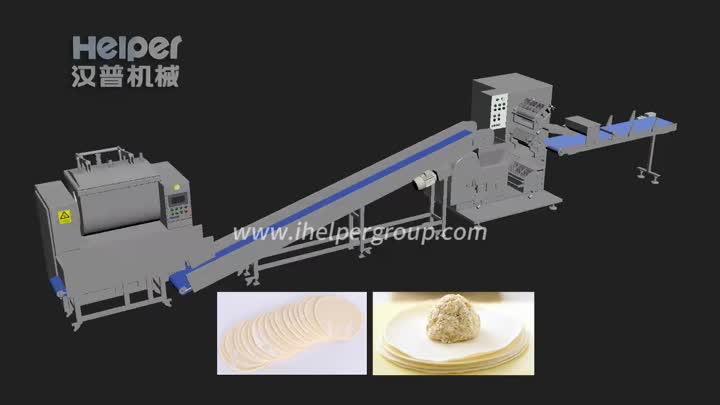 HelperGroup Dumpling Wrapper Sheeting & Cutting Line