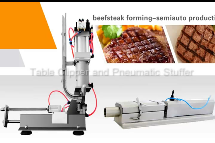 Sausage Making and Production-Ham Making Machine, Ham stuffer and clipper series