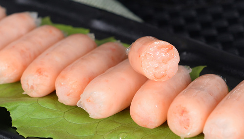 Processing technology of hot pot shrimp and sausage