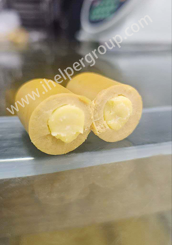Cheese filled hot dogs