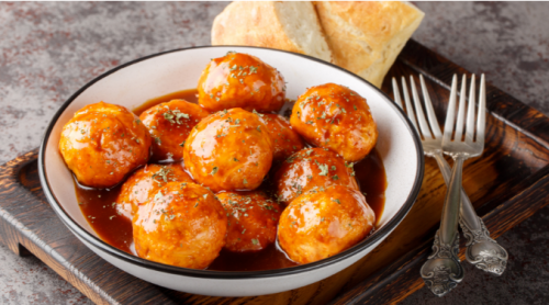 The technology of making quick-frozen chicken balls