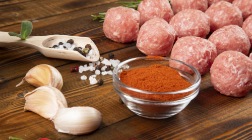Beef balls industrialized production formula and technology
